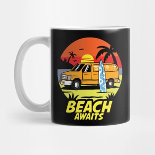 Beach Awaits Mug